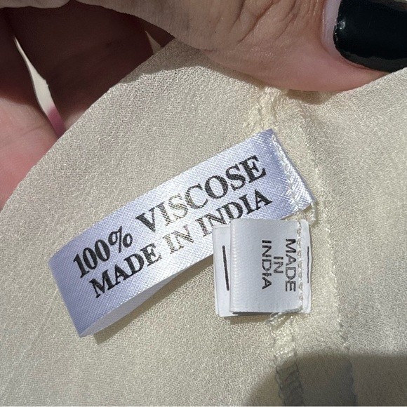 Karina Grimaldi Embroidered Sheer Blouse Size XS - Picture 7 of 7